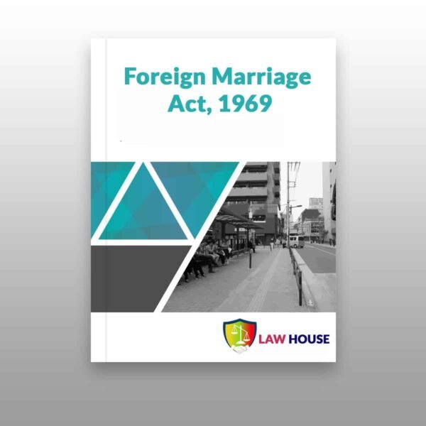 Foreign Marriage Act, 1969 Free books Download in PDF