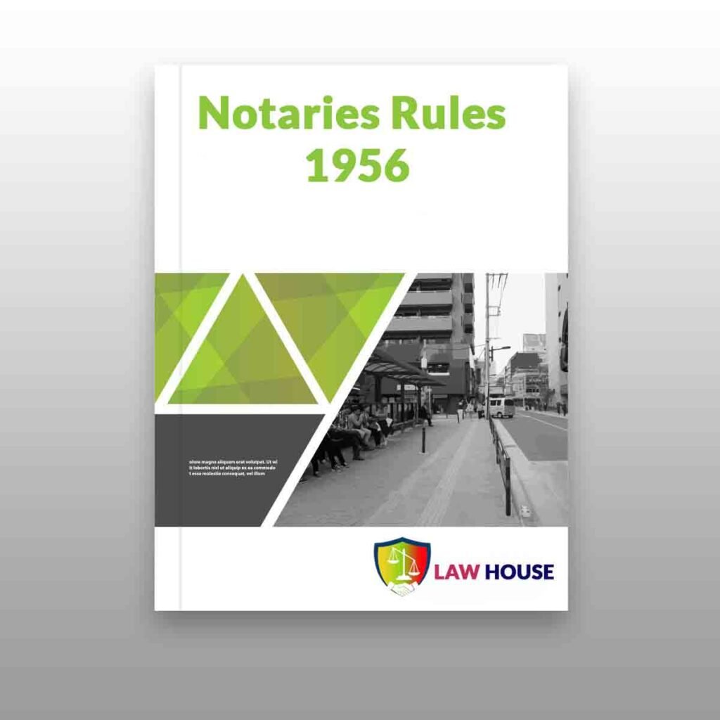 Notary Rules,1956 Free Books download in PDF