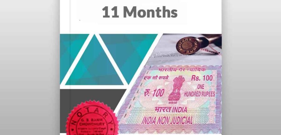 Rental Agreement for 11 Months || Leave & Licensee || Kolkata || West Bengal || INDIA